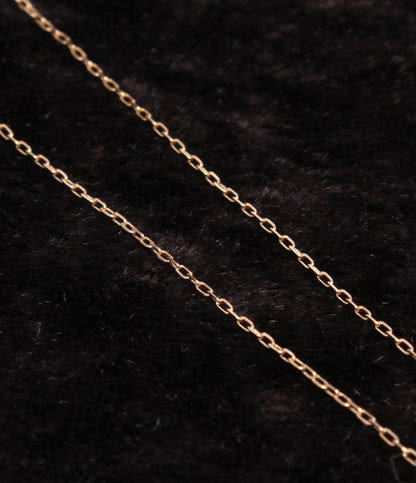 美品 ヨンドシー ネックレス K10 ダイヤ ハートモチーフ 2014 レディース 4℃