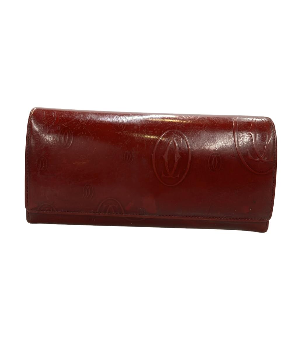Cartier 長財布 エナメル ハッピーバースデー L3001281 レディース