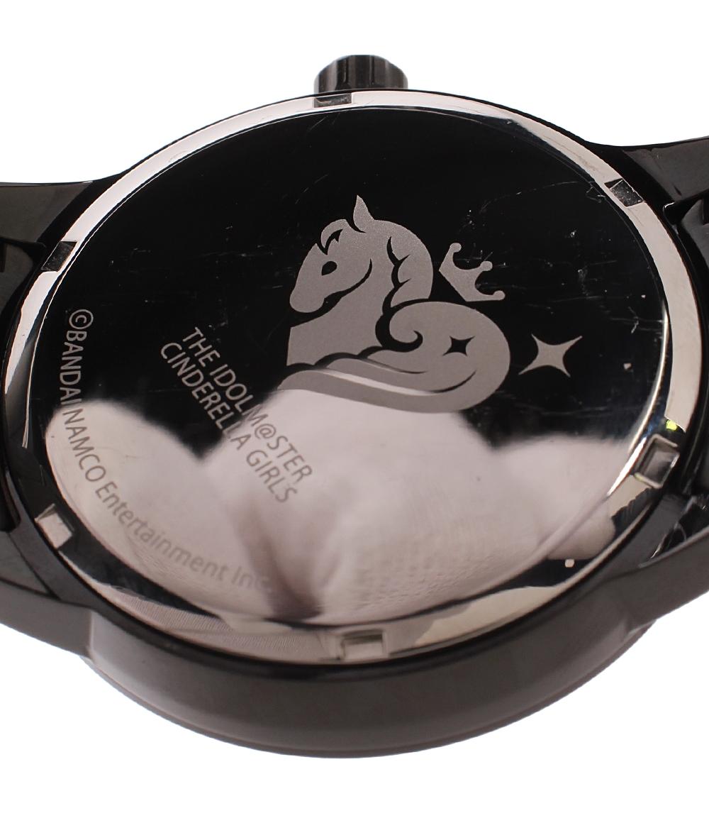 SuperGroupies 腕時計 アイドルマスターシンデレラガールズ 宮本フレデリカモデル クオーツ パープル メンズ