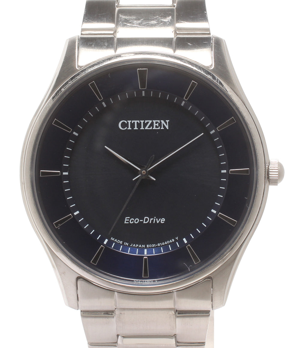 CITIZEN 腕時計 シチズンコレクション ソーラー ブラック E031-S103720 メンズ シチズン