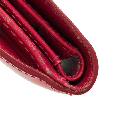 訳あり LOUIS VUITTON Wホック 二つ折り財布 ポルトモネビエカルトクレディ ヴェルニ M91248 レディース ルイ・ヴィトン