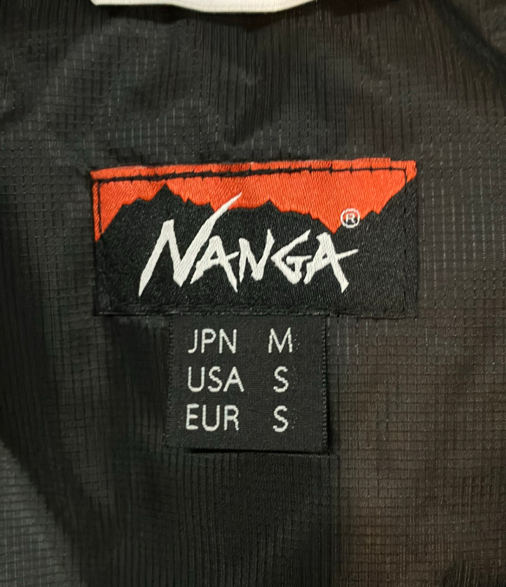 NANGA ダウンジャケット フード付き フロントスナップボタン 止水ジップアップ AURORA LIGHT UTILITY DOWN 23A10F000013 メンズ SIZE M ナンガ