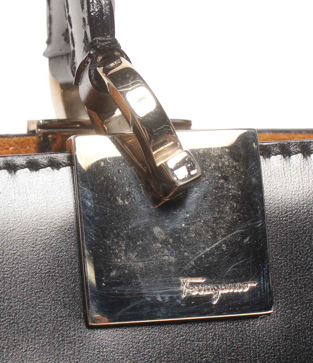 Salvatore Ferragamo 2way ハンドバッグ ショルダーバッグ 肩掛け ガンチーニ AQ-21 0140 レディース サルヴァトーレフェラガモ