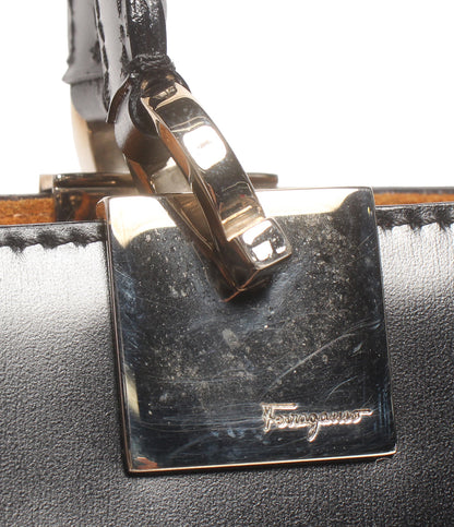 Salvatore Ferragamo 2way ハンドバッグ ショルダーバッグ 肩掛け ガンチーニ AQ-21 0140 レディース サルヴァトーレフェラガモ