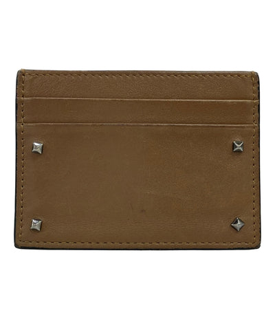 VALENTINO カードケース ロックスタッズ レザー メンズ ヴァレンティノ