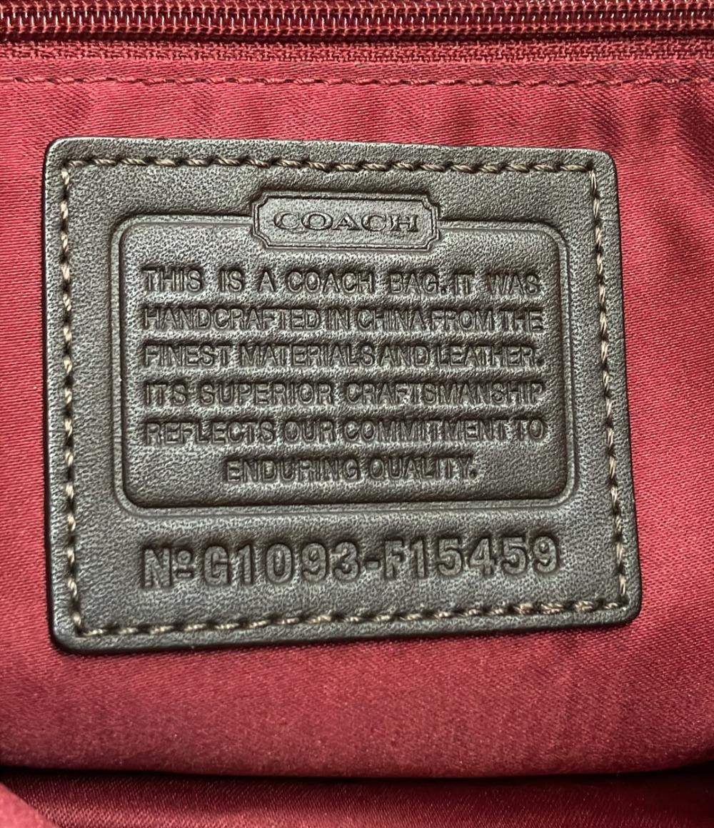 COACH トートバッグ キャンバス レザー シグネチャー F15459 レディース コーチ