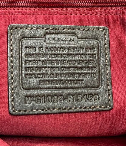 COACH トートバッグ キャンバス レザー シグネチャー F15459 レディース コーチ