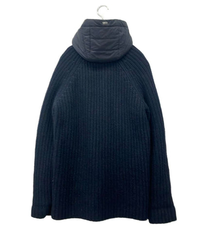 Herno 長袖カーディガン ニット フロントボタン フード スタンドカラー ライナー中綿入りナイロン mc000150u 70016-9200 メンズ SIZE 48 (L) ヘルノ