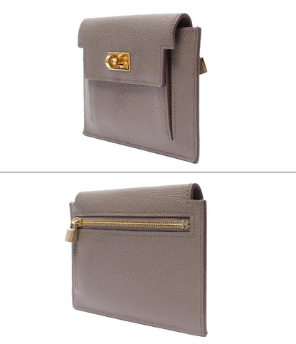 HERMES ミニ財布 小銭入れ ゴールド金具 Z刻印 ヴォー・エプソン ケリー ポケット コンパクト レディース エルメス