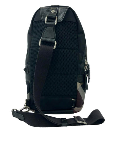 訳あり BLACK LABEL CRESTBRIDGE ボディバッグ メンズ ブラックレーベルクレストブリッジ