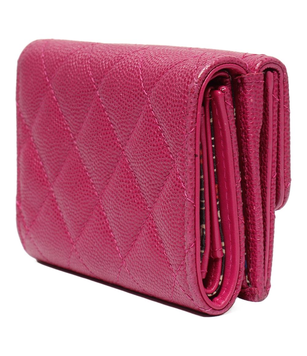 CHANEL キャビアスキン三つ折り財布ラウンドファスナー シャネル（CHANEL）キャビアスキン 三つ折り財布を買取 - 買取