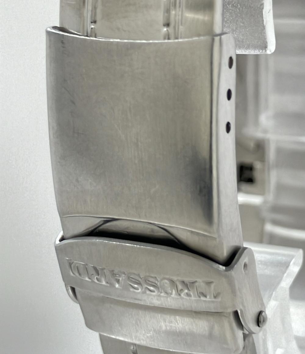 トラサルディ 腕時計 クオーツ ブラック TS-2009 メンズ TRUSSARDI