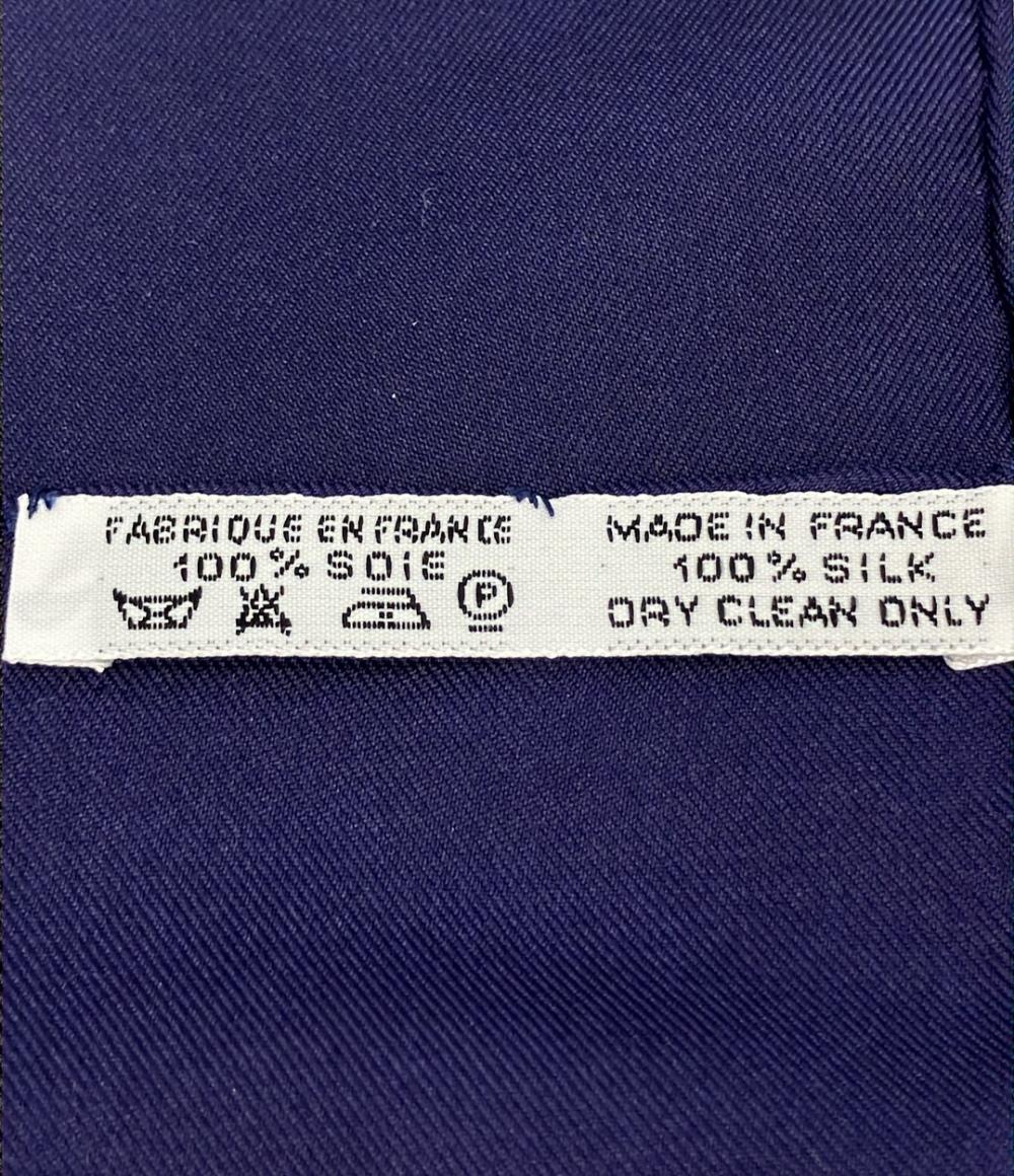 美品 HERMES スカーフ カレ90 シルク100% Auteuil en Mai レディース エルメス