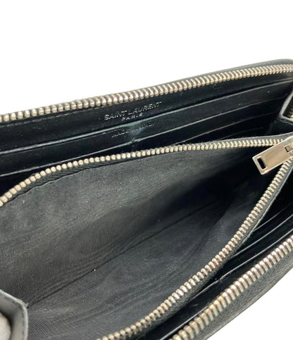 SAINT LAURENT PARIS ラウンドファスナー長財布 レディース サンローランパリ