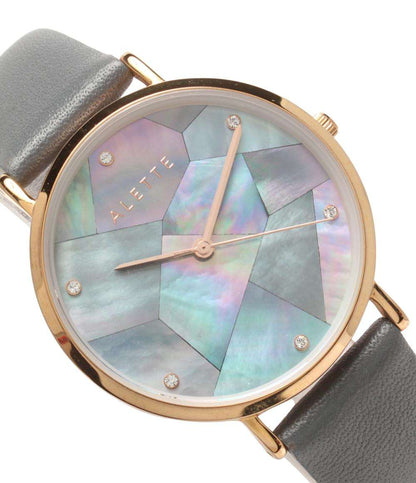 美品 ALLETE BLANC 腕時計 クオーツ レディース アレットブラン