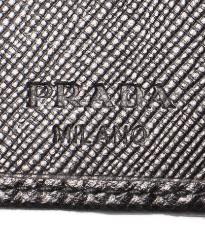 美品 PRADA 二つ折り財布 Wホック レディース メンズ プラダ