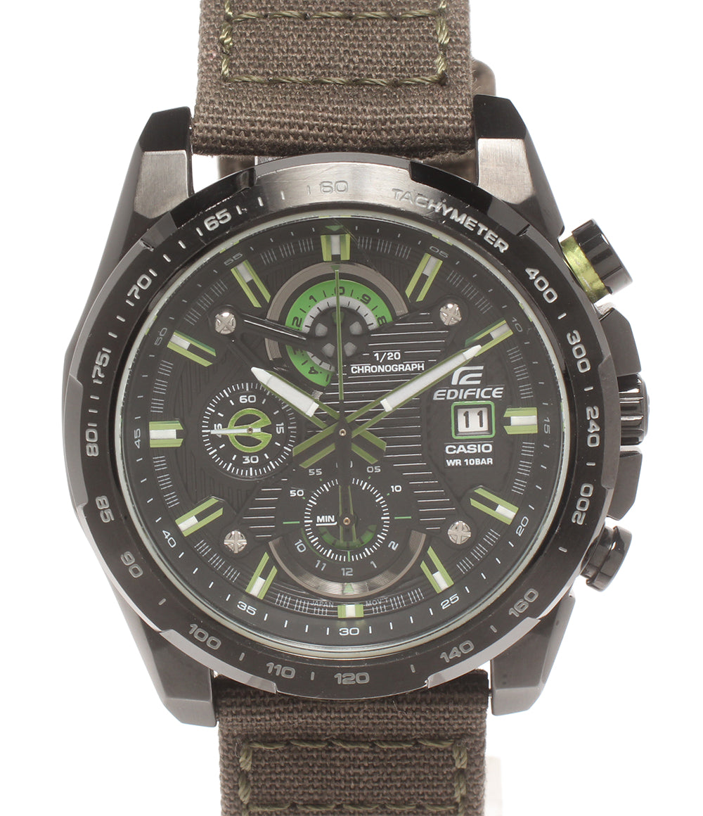 CASIO 腕時計 エディフィス EDIFICE クオーツ ブラック EFR-523PBJ メンズ カシオ