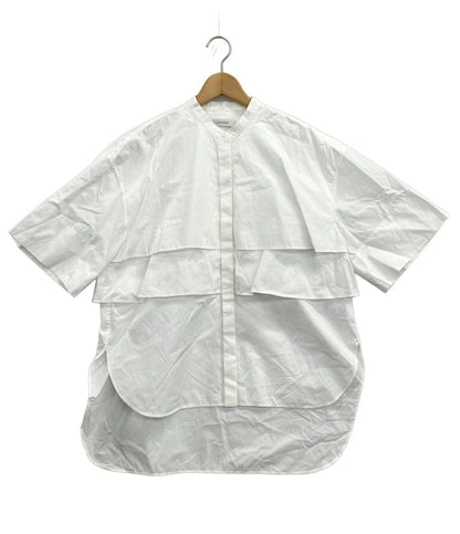 美品 アドーア 半袖シャツ バンドカラー レディース SIZE 38 (M) ADORE