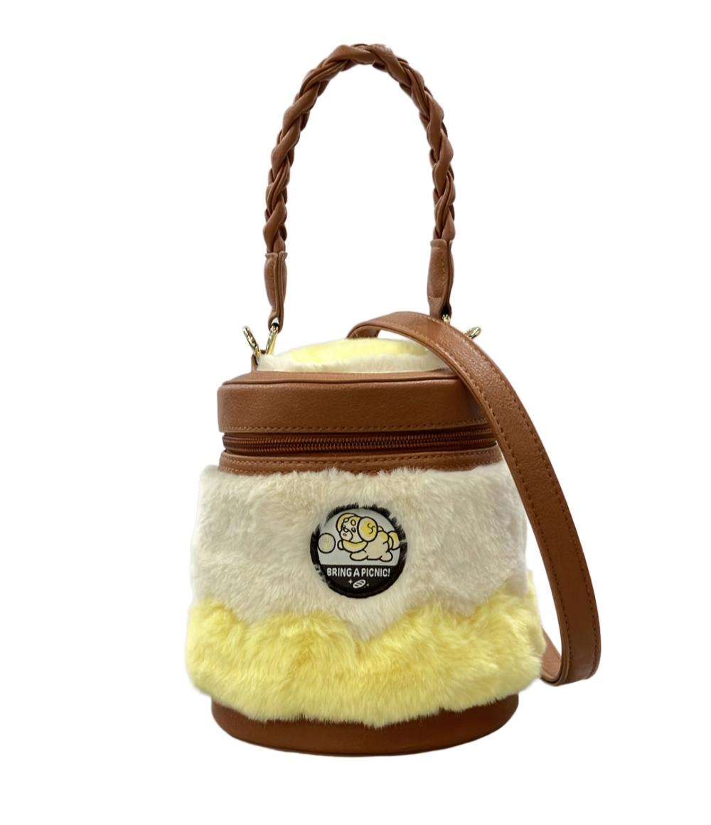 美品 Pokemon Company 2WAY ハンドバッグ ショルダーバッグ 斜め掛け Bring a picnic! パピマッチ レディース ポケモンセンター