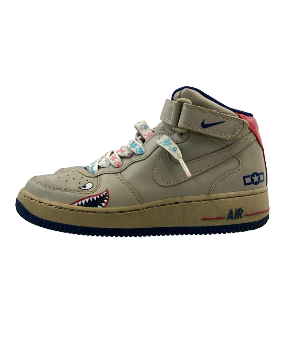 NIKE ミドルカットスニーカー × タスキーギ AIR FORCE 1 MID 306352-221 レディース SIZE 24.0 (L) ナイキ
