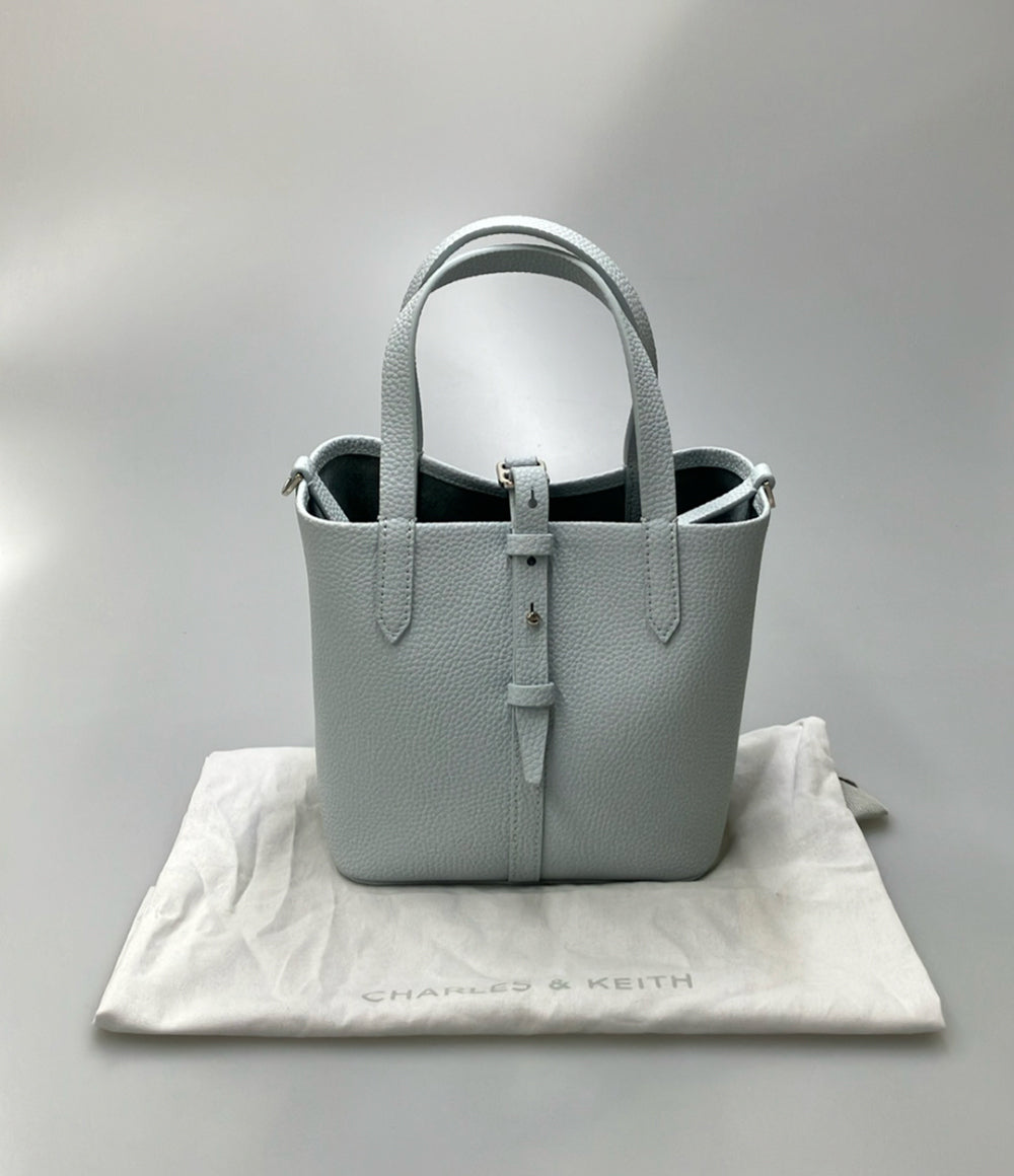 CHARLES&KEITH ハンドバッグ ショルダーバッグ バケツバッグ 2WAY 斜め掛け レザー レディース チャールズ＆キース