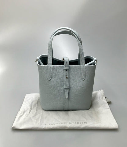 CHARLES&KEITH ハンドバッグ ショルダーバッグ バケツバッグ 2WAY 斜め掛け レザー レディース チャールズ＆キース