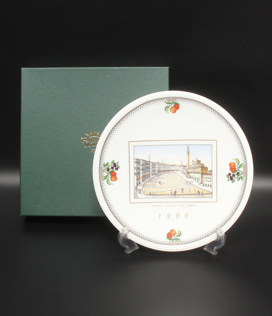 美品 Richard Ginori イヤープレート 飾り皿 21cm 1998 リチャードジノリ