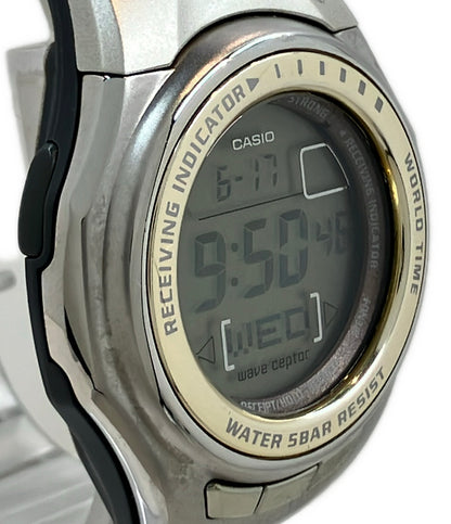 CASIO 腕時計 電池電波 ウェーブセプター クオーツ LWV-100J レディース メンズ カシオ