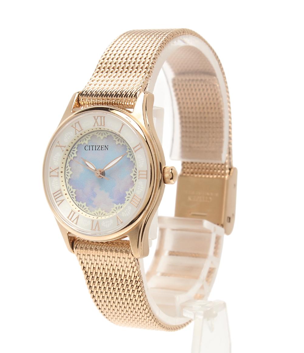 美品 CITIZEN 腕時計 ファンタジースプリングスホテル コラボ ソーラー E031-A15BT02 レディース シチズン