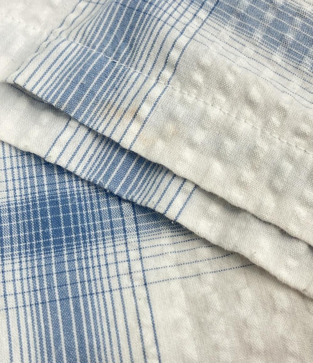 COOTIE PRODUCTIONS 半袖チェックシャツ メンズ SIZE LARGE (L) クーティプロダクションズ