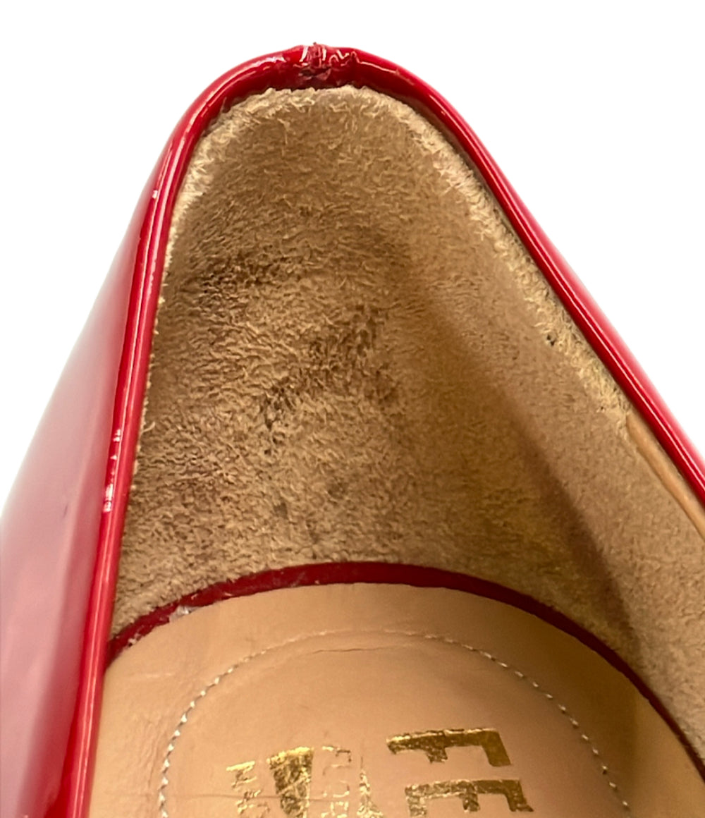 Salvatore Ferragamo フラットパンプス エナメル ヴァラ DY 88976 レディース SIZE 6.5 サルヴァトーレフェラガモ