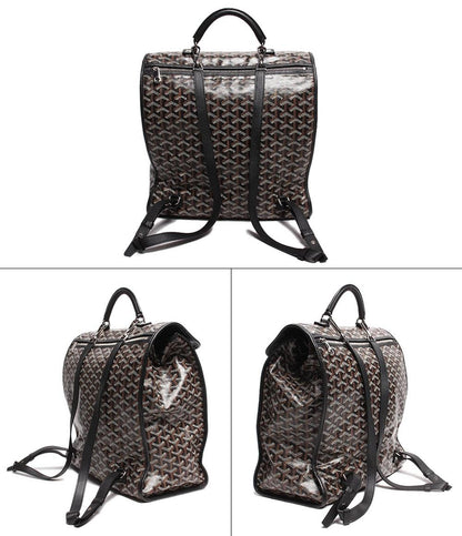 ゴヤール バックパック リュック シルバー金具 サン レジェ ゴヤールディンキャンバス GOYARD