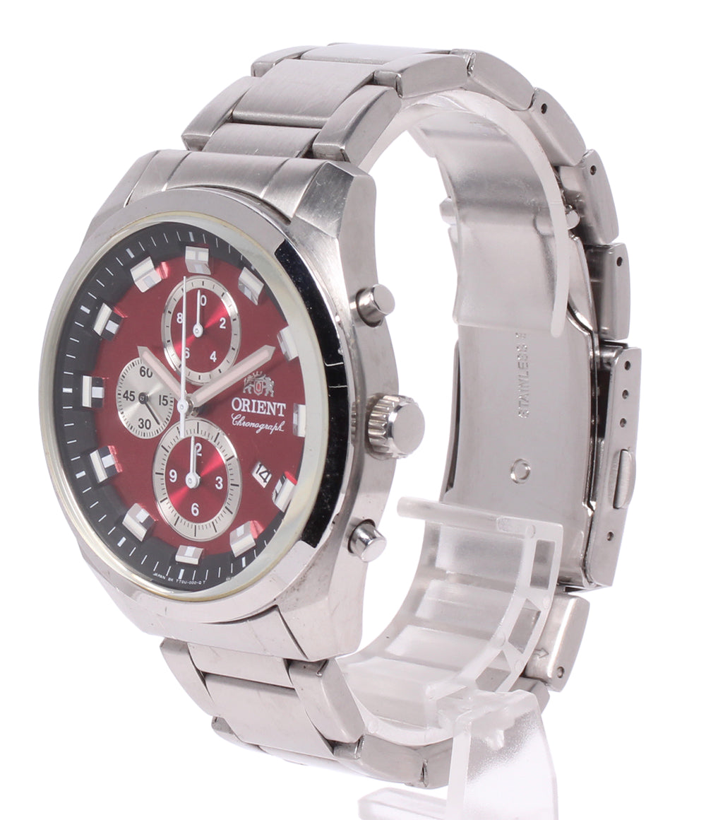 ORIENT 腕時計 クオーツ レッド TTOU-C0 メンズ オリエント