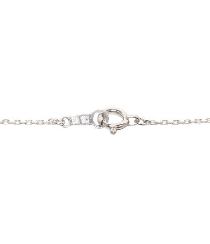 ネックレス K18WG ブルーダイヤ0.03ct レディース