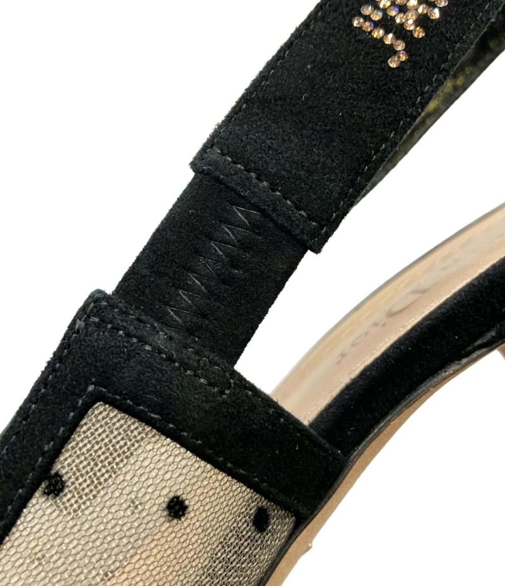 Christian Dior バックストラップ メッシュ サンダル レディース (M) クリスチャンディオール