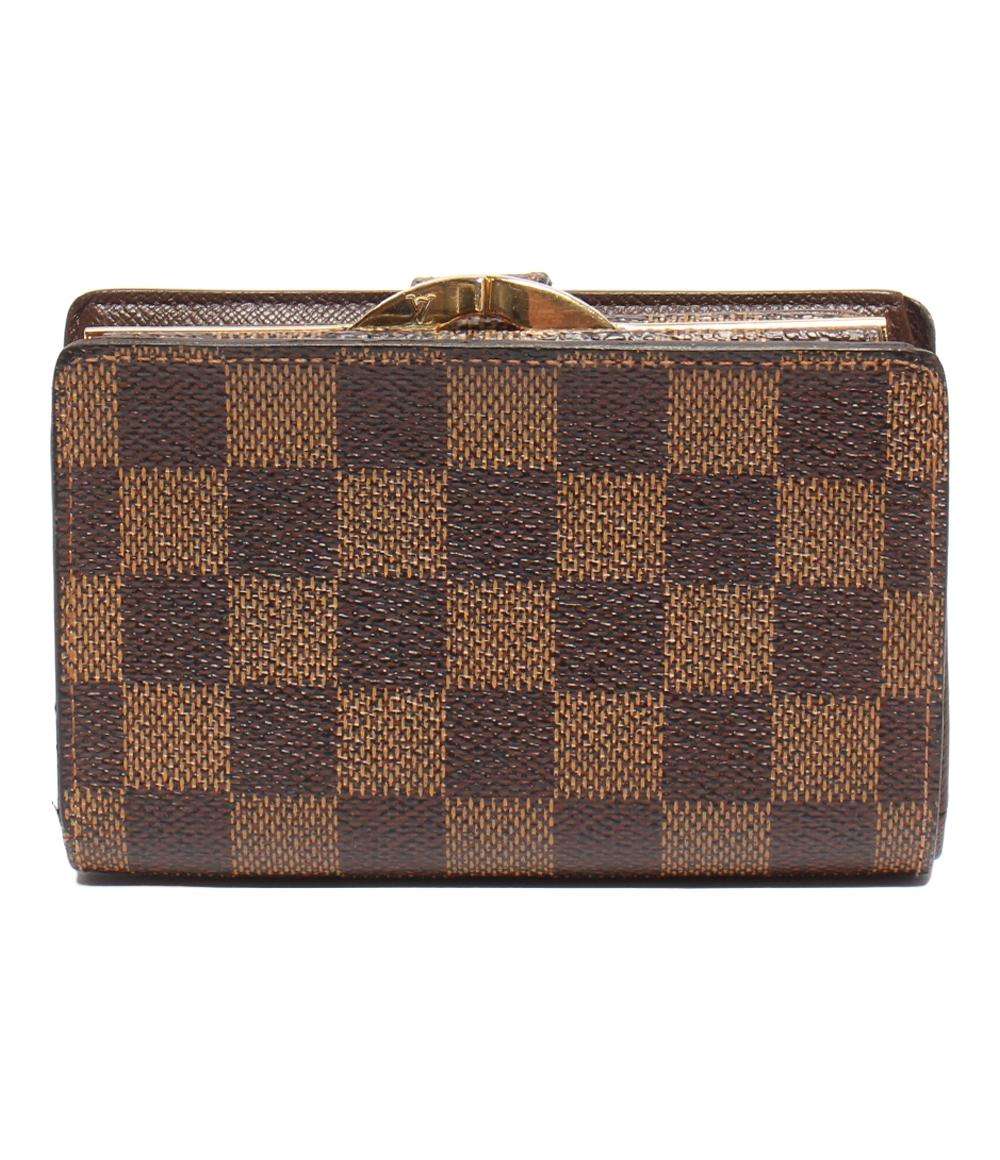 ルイ・ヴィトン 二つ折り財布 ポルトモネ ビエ ヴィエノワ ダミエ M61663 レディース LOUIS VUITTON