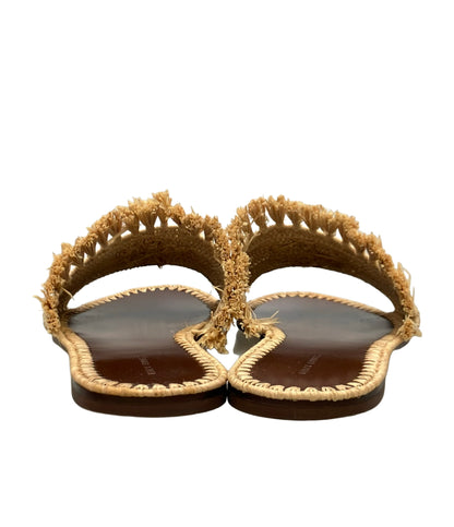 Tory Burch フラットサンダル エレノア ラフィア レディース SIZE 7.5 (25cm) トリーバーチ