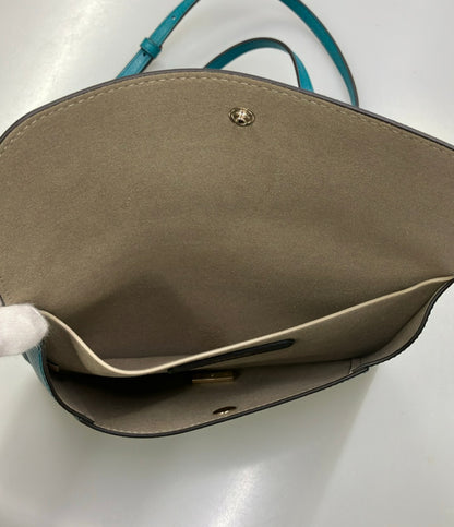 美品 FURLA ショルダーバッグ ショルダーポーチ 斜め掛け レザー レディース フルラ