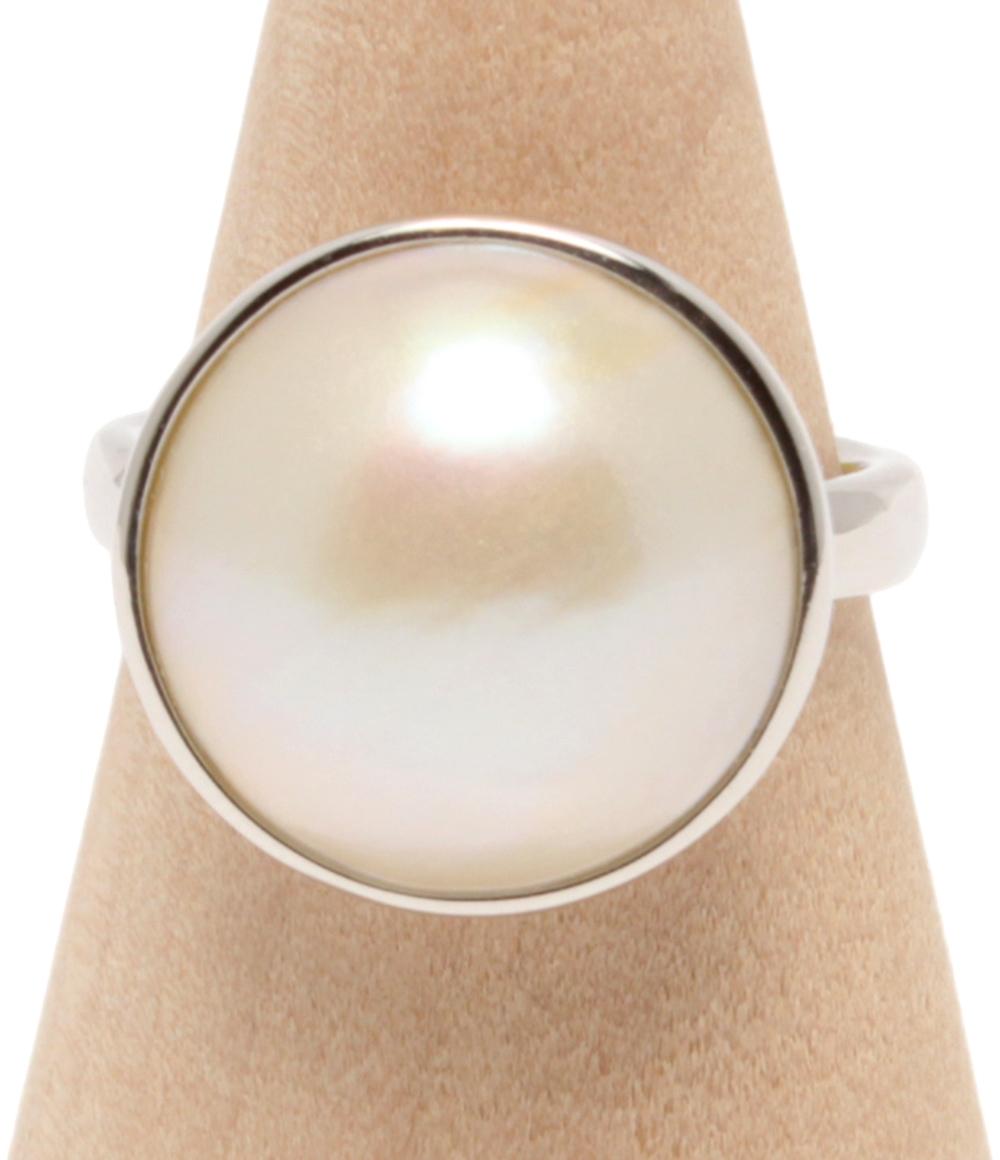 美品 リング 指輪 SV925 マベパール 15mm レディース SIZE 13号