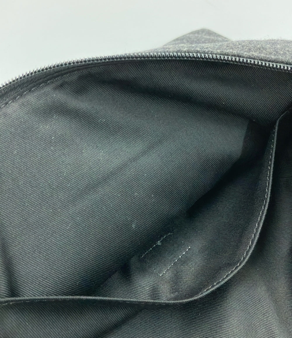 コーエン チェック柄クラッチバッグ x Harris Tweed メンズ coen