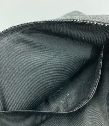 コーエン チェック柄クラッチバッグ x Harris Tweed メンズ coen