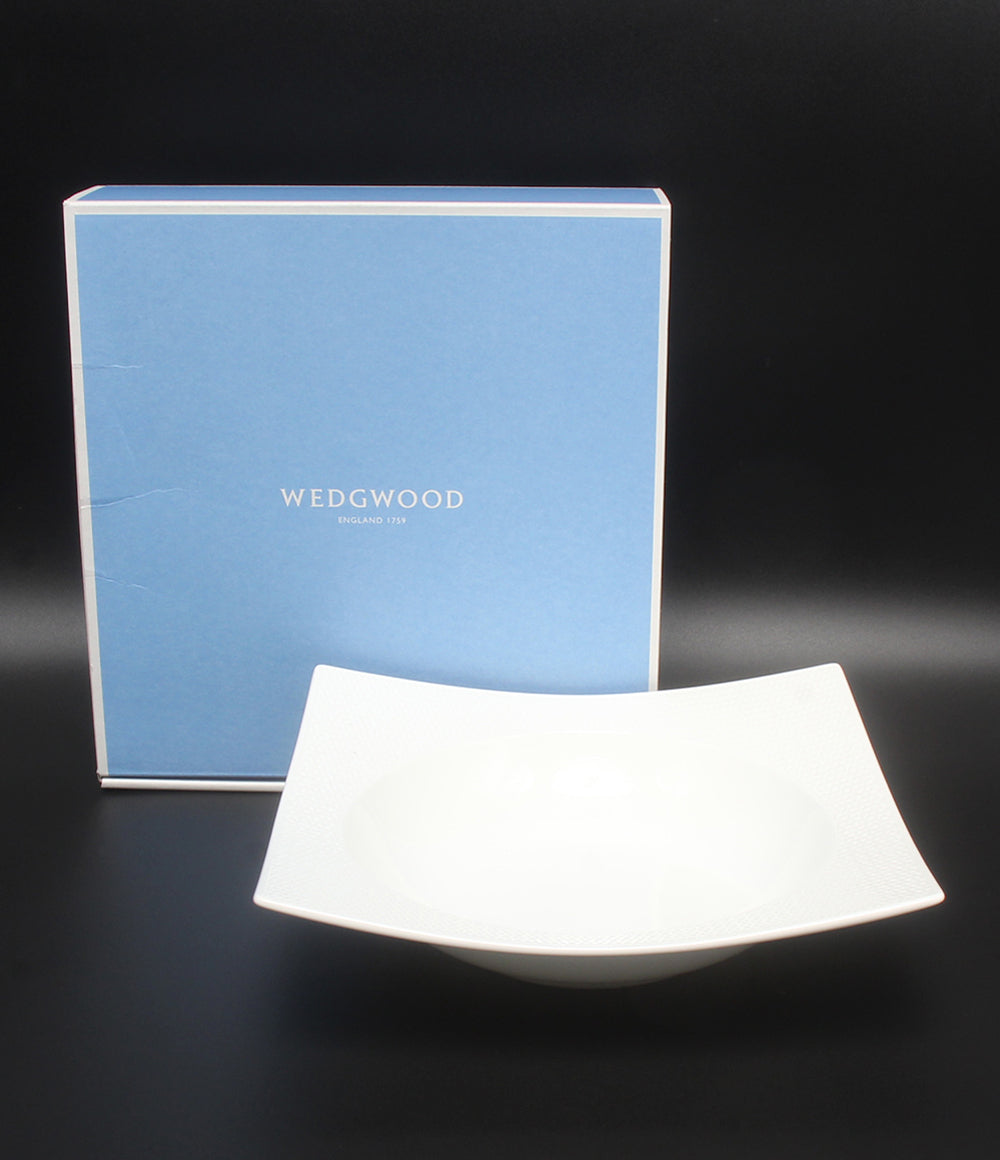 美品 WEDGWOOD ユニークボウル スクエア 皿 23cm ジオ GIO ウェッジウッド