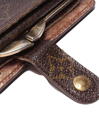 訳あり ルイ・ヴィトン 二つ折り財布 ポルトフォイユ ヴィエノワ モノグラム M61663 レディース LOUIS VUITTON