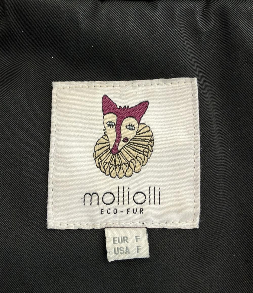 モリオリ ボア切り替えロングコート レディース SIZE F (F) molliolli