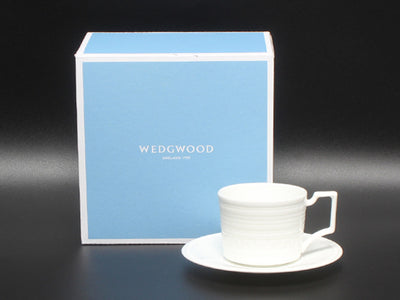 美品 WEDGWOOD デミタスカップ＆ソーサー インタグリオ ウエッジウッド