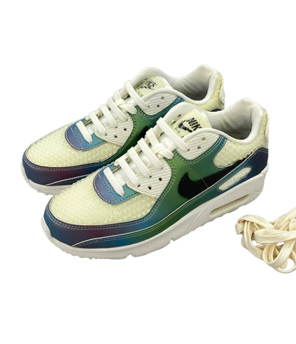 NIKE ローカットスニーカー シャボン玉 虹色 AIR MAX 90 20 GS CT9631-100 キッズ SIZE 22.5 ナイキ