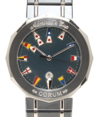 美品 CORUM 腕時計 アドミラルズカップ クオーツ 99.810/30V-50 メンズ コルム