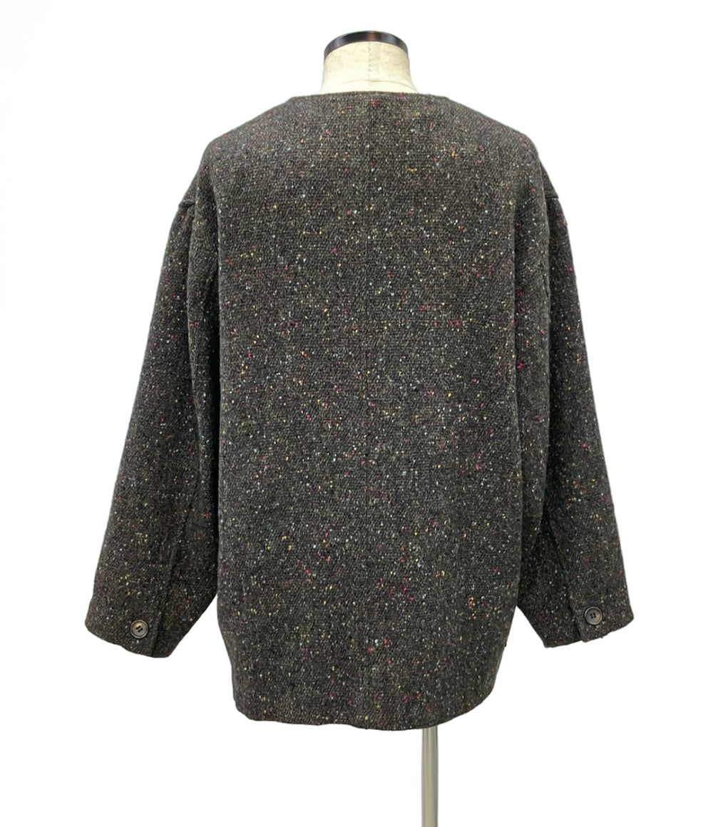 訳あり COMME des GARCONS HOMME ノーカラージャケット メンズ SIZE M コムデギャルソンオム