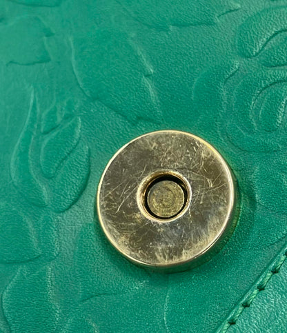 Valentino Garavani チェーン ショルダーバッグ 斜め掛け ローズエンボス レディース ヴァレンティノ・ガラヴァーニ