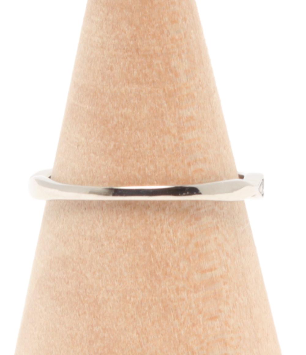 美品 リング 指輪 Pt950 ダイヤ 0.20ct レディース SIZE 9号